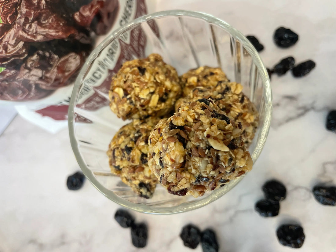 Dried Cherry Almond Balls
