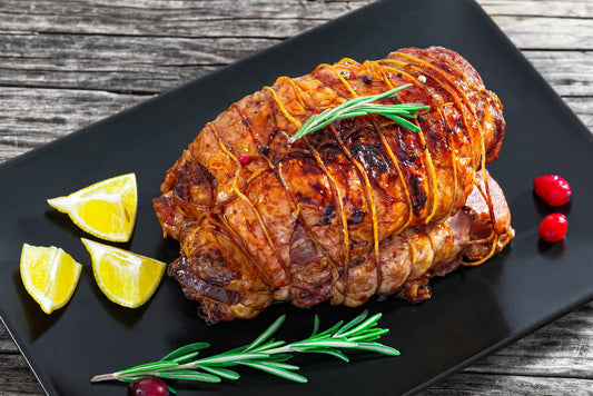Tart Cherry Cranberry Glazed Turkey