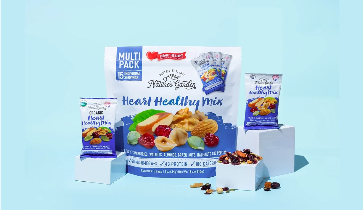 Heart Healthy Snack Mix with Nuts & Fruit | Nature's Garden
