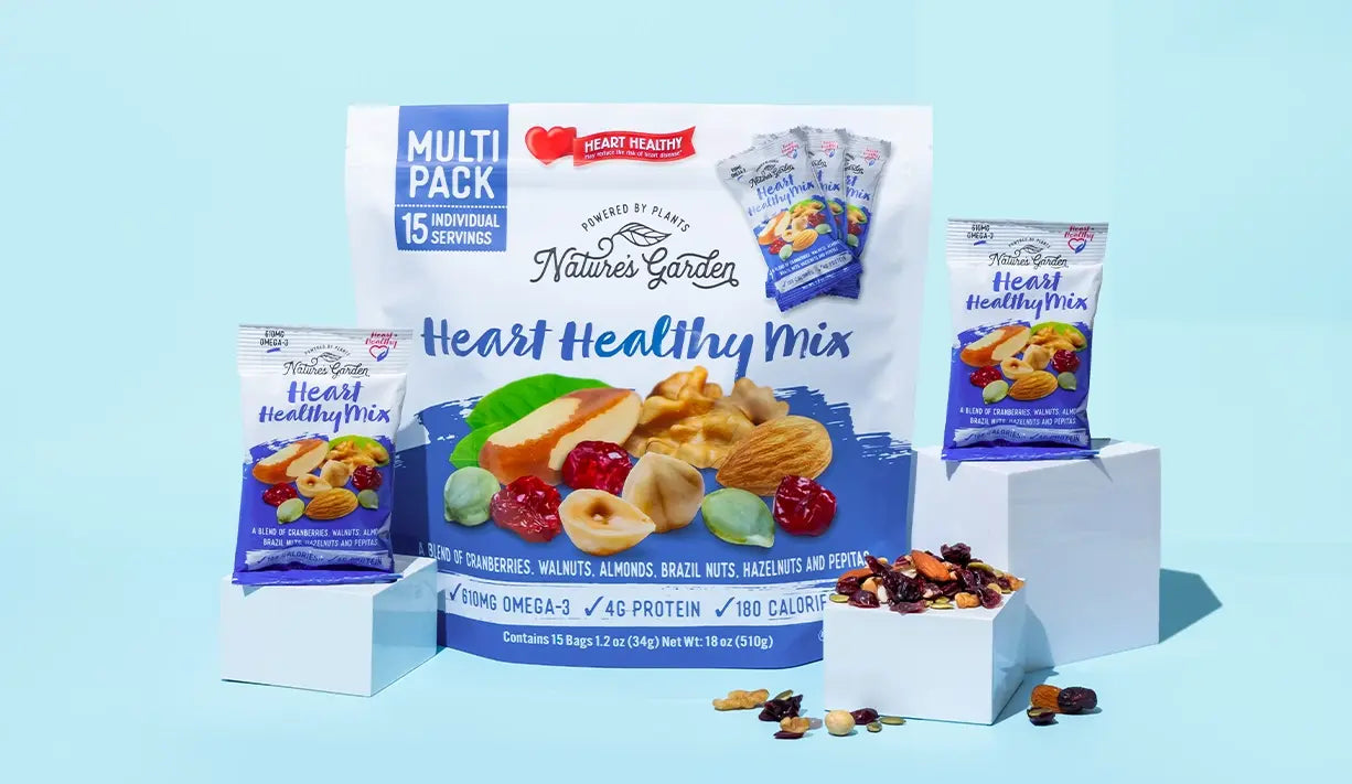 Heart Healthy Snack Mix with Nuts & Fruit | Nature's Garden