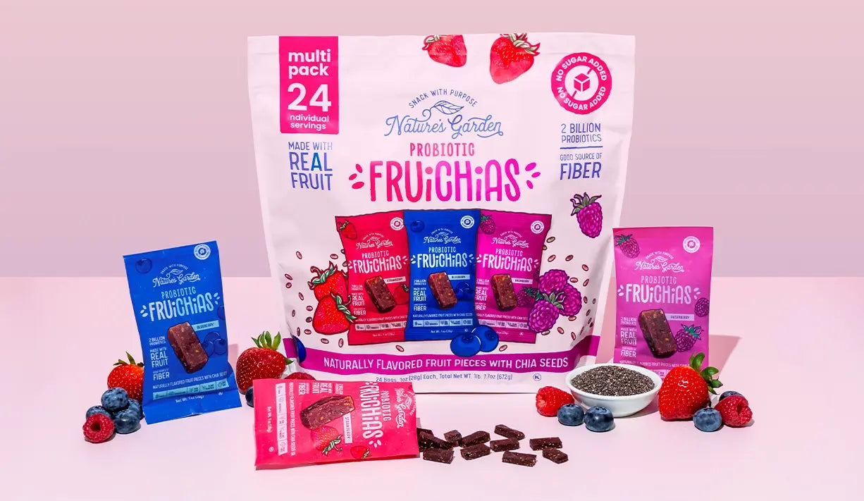 Fruichias | Real Fruit, Chia Seeds & Billions of Probiotics Fruichias | Real Fruit, Chia Seeds & Billions of Probiotics
