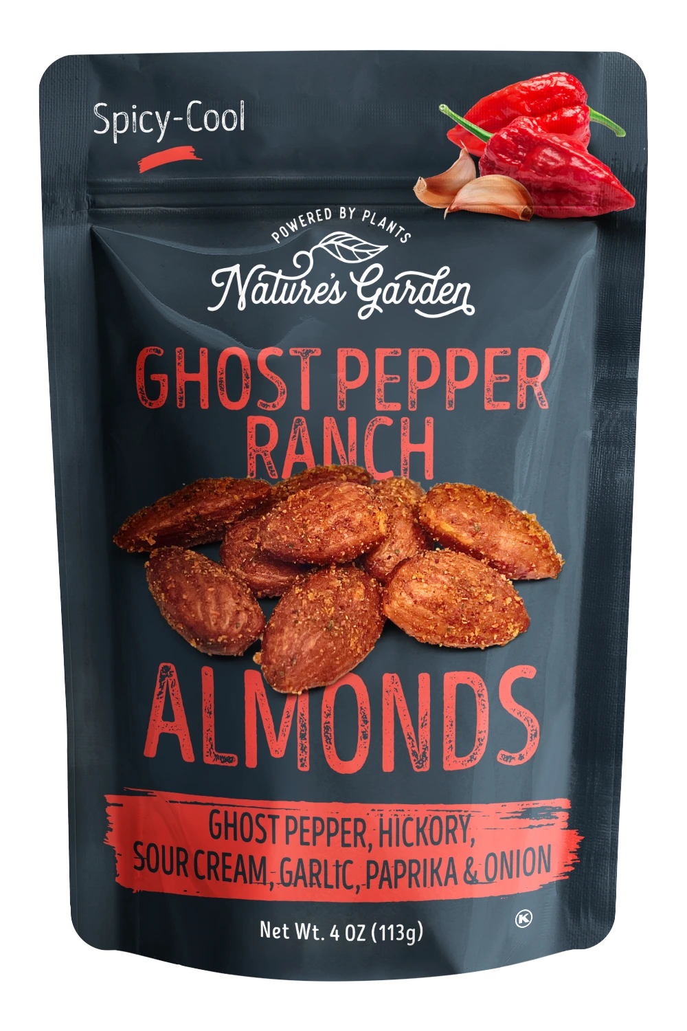 Ghost Pepper Ranch Almonds – Nature's Garden