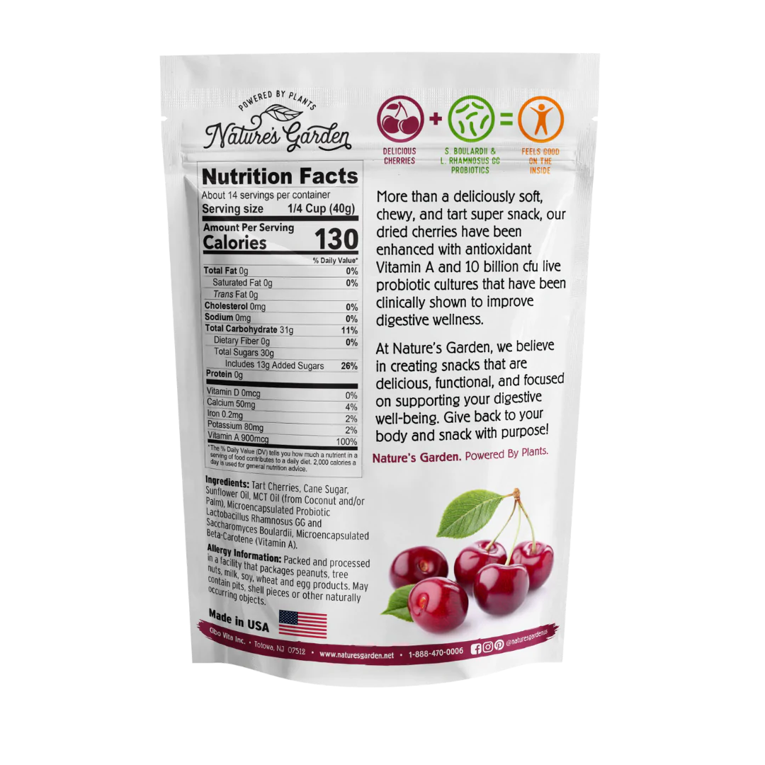 Nature's Garden Probiotic Tart Cherries