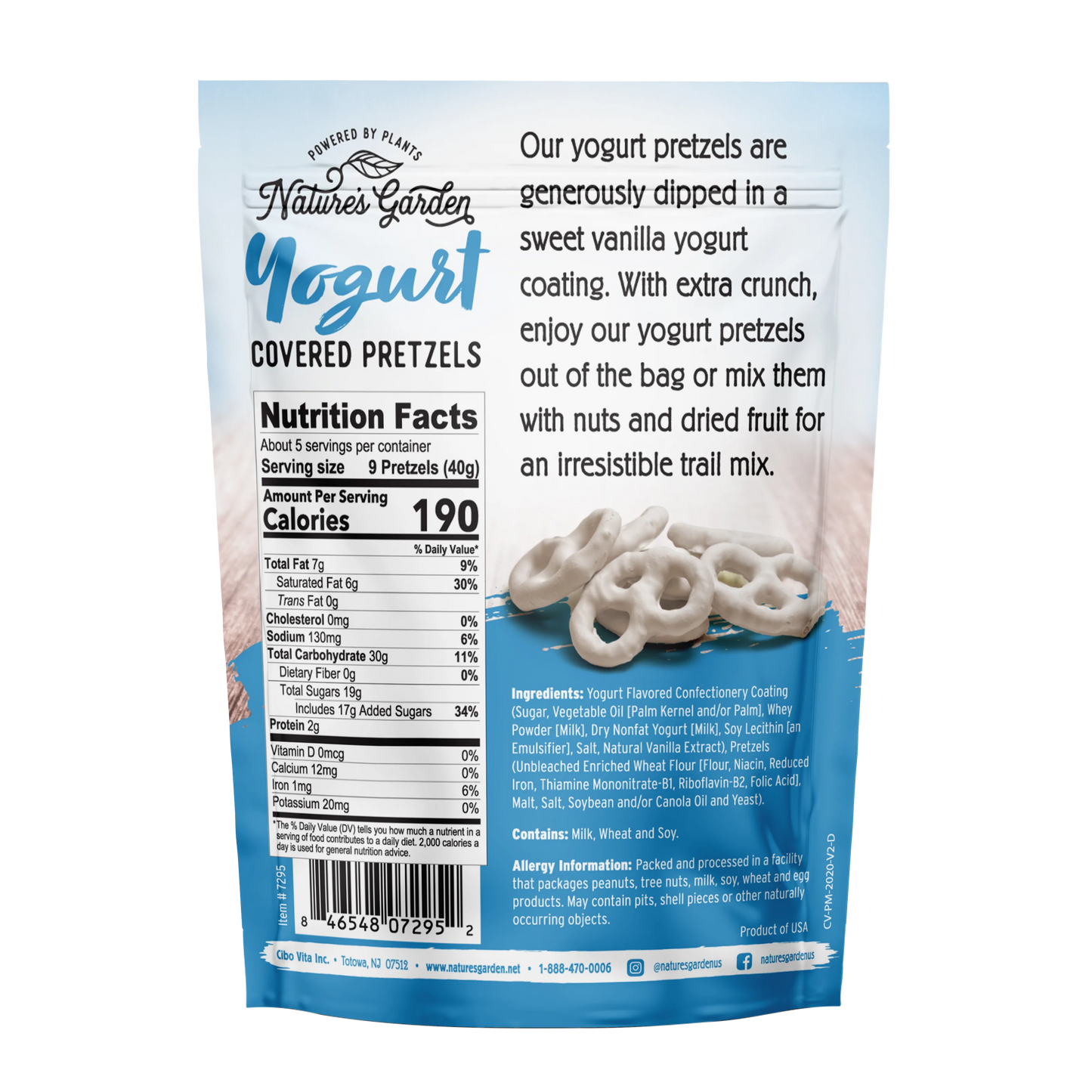 Nature's Garden Yogurt Covered Pretzels