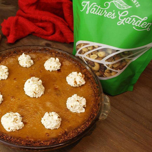 Thanksgiving Dessert - Gluten Free Pumpkin Pie - Nature's Garden