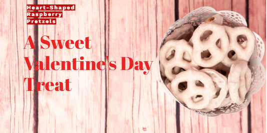 Raspberry Pretzels for Valentine's Day