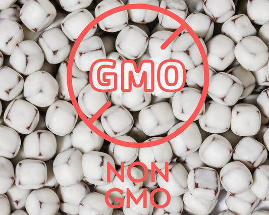 Nature's Garden NON-GMO icon in yoggies background