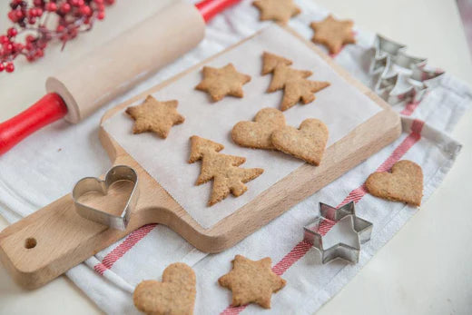 Christmas Shortbread Almond Flour Cookies - Nature's Garden