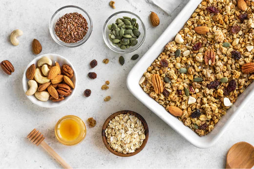 Healthy Breakfast Ideas with Fruit and Nuts