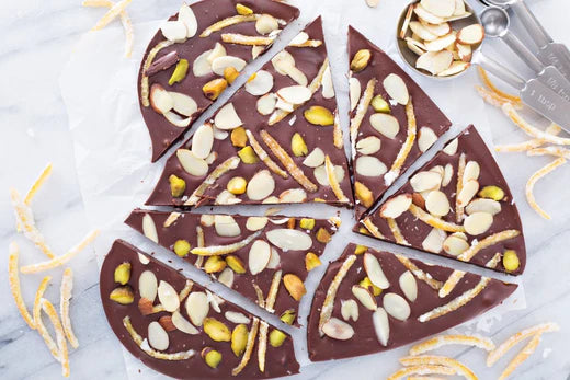 Healthy Chocolate Bark (Great for Valentine's Day!)