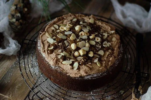 Holiday Season Dessert - Chocolate Almond Cake