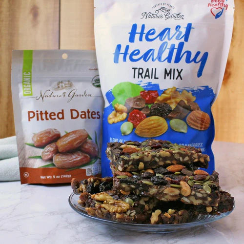 Super Easy Homemade Trail Mix Bars with Nature's Garden