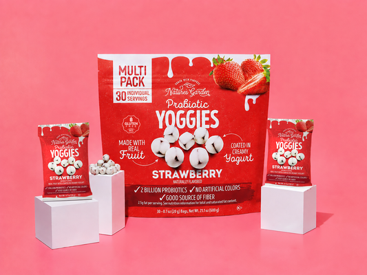 Probiotic Strawberry Yoggies
