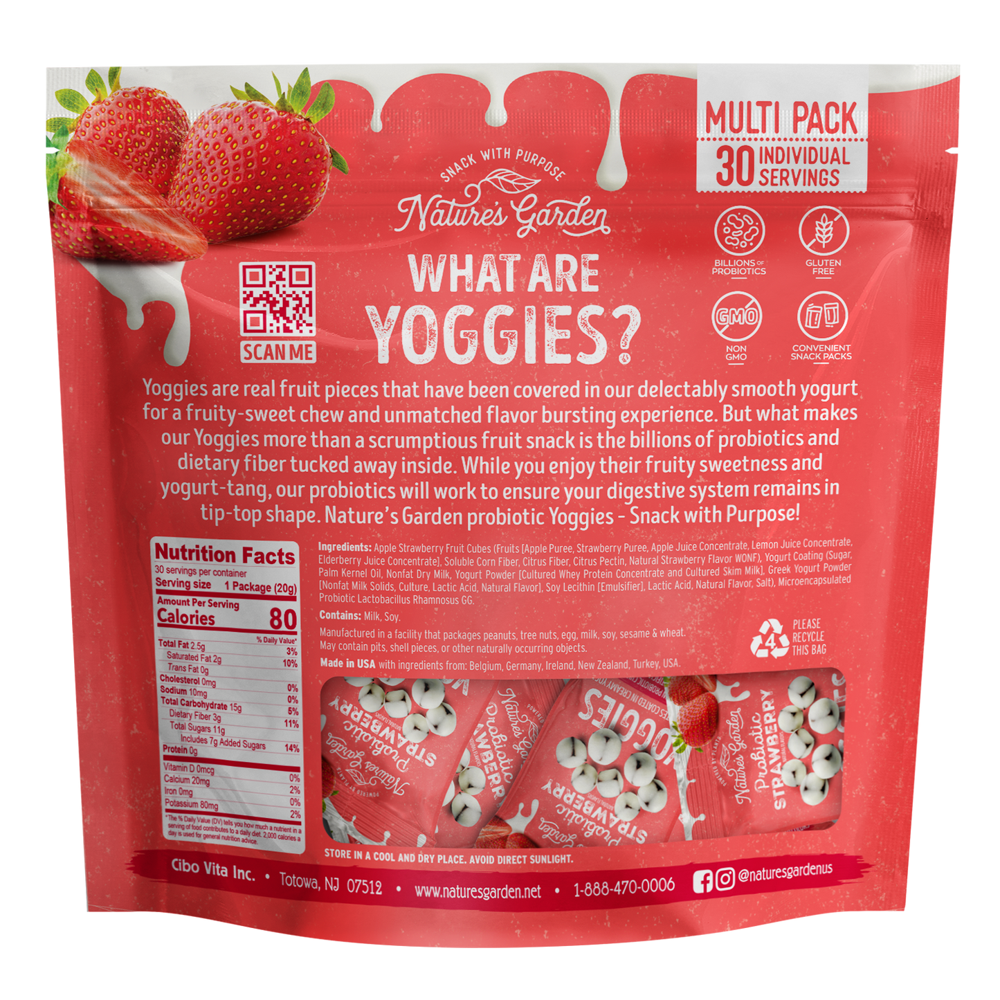 Real-Fruit Yogurt-Covered Fruit Snacks