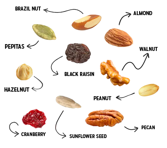 Healthy Trail Mix Snack Packs