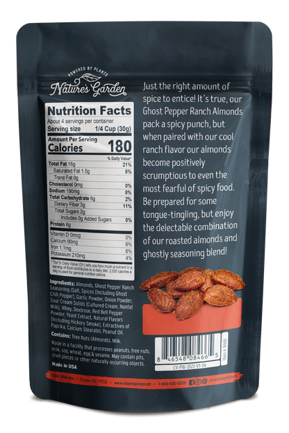 Nature's Garden Ghost Pepper Ranch Almonds