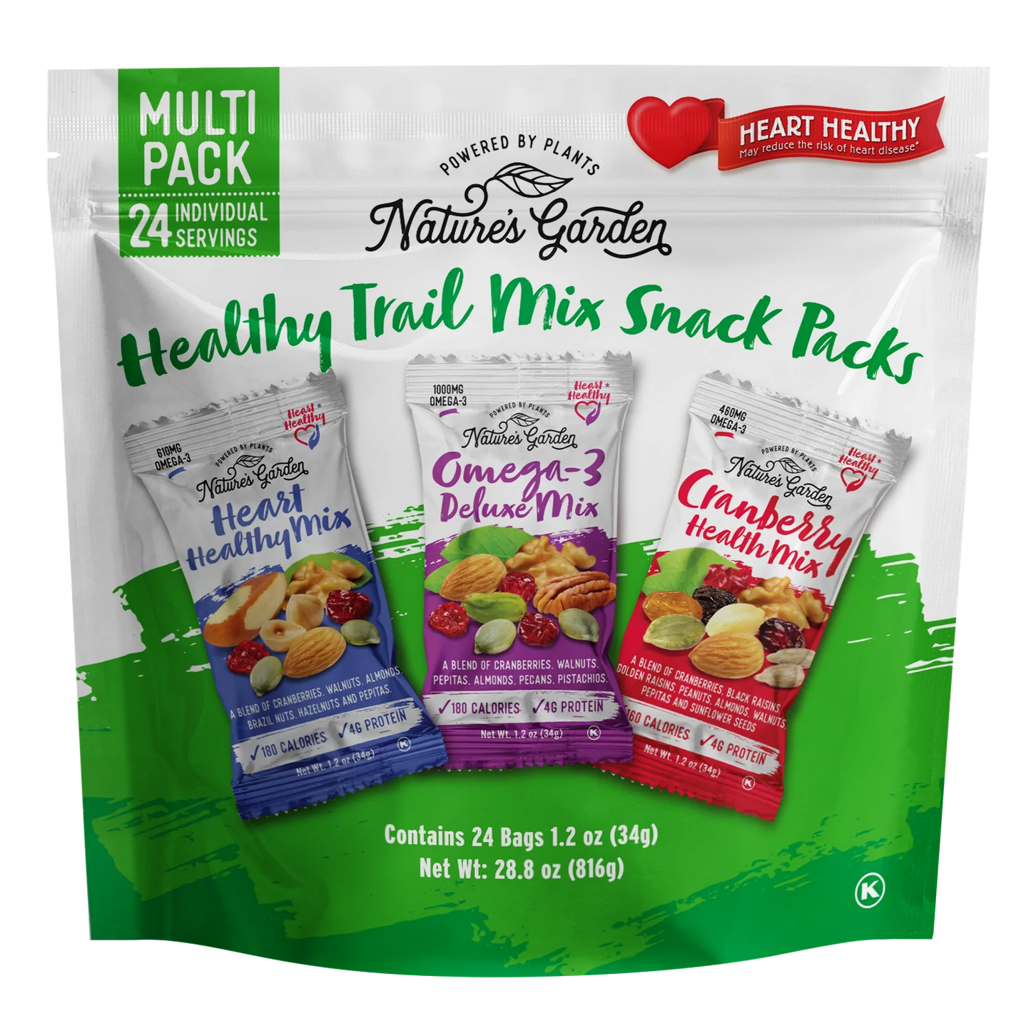 Nature's Garden Healthy Trail Mix Snack Pack