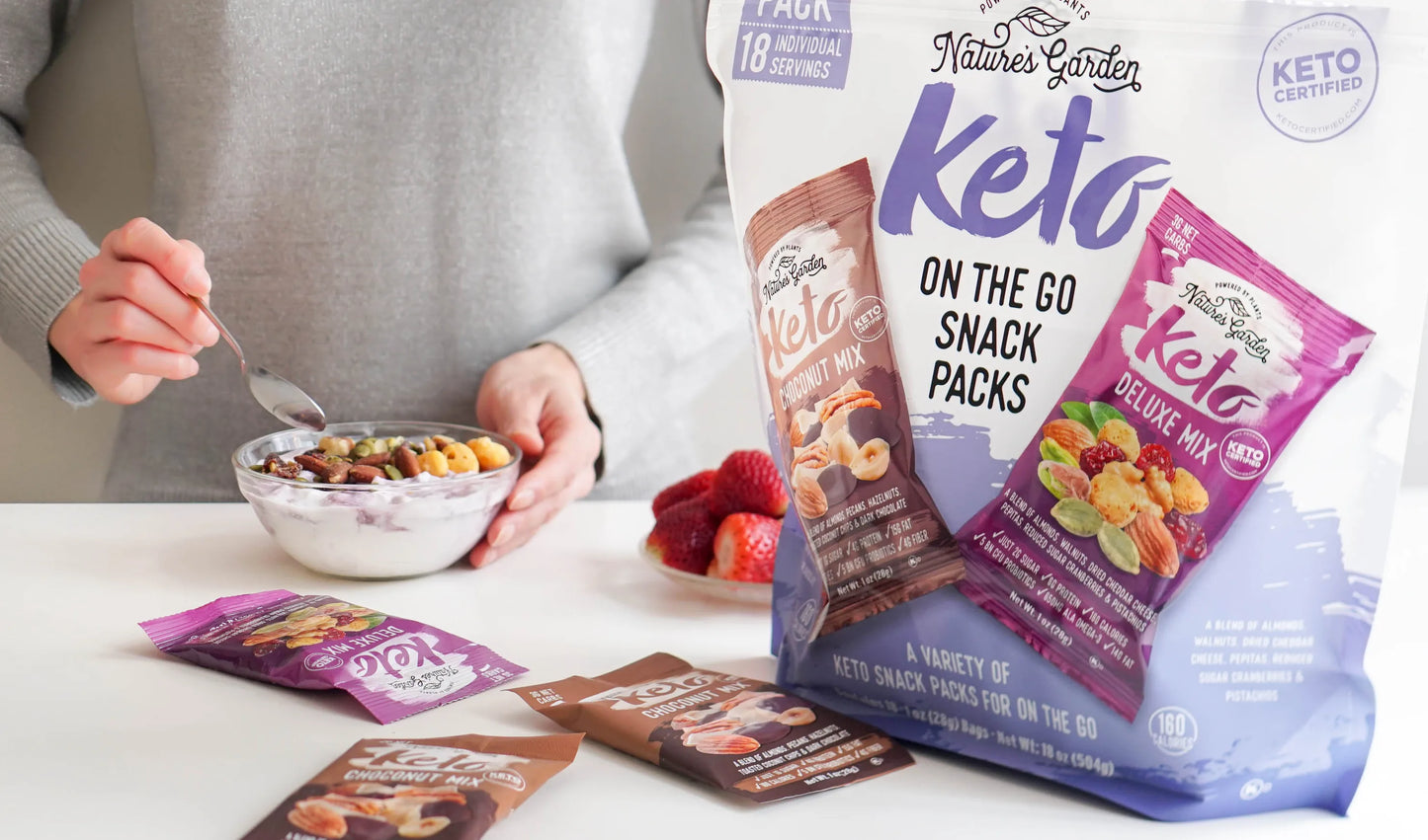 Nature's Garden Keto On The Go Snack Packs