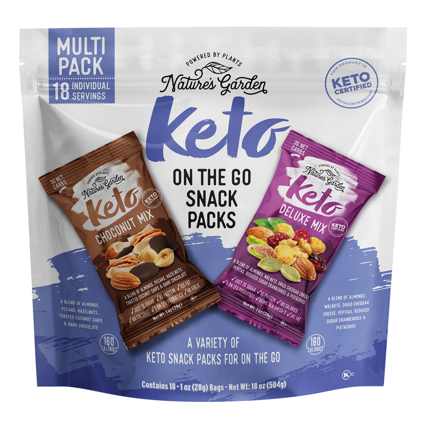 Nature's Garden Keto On The Go Snack Packs