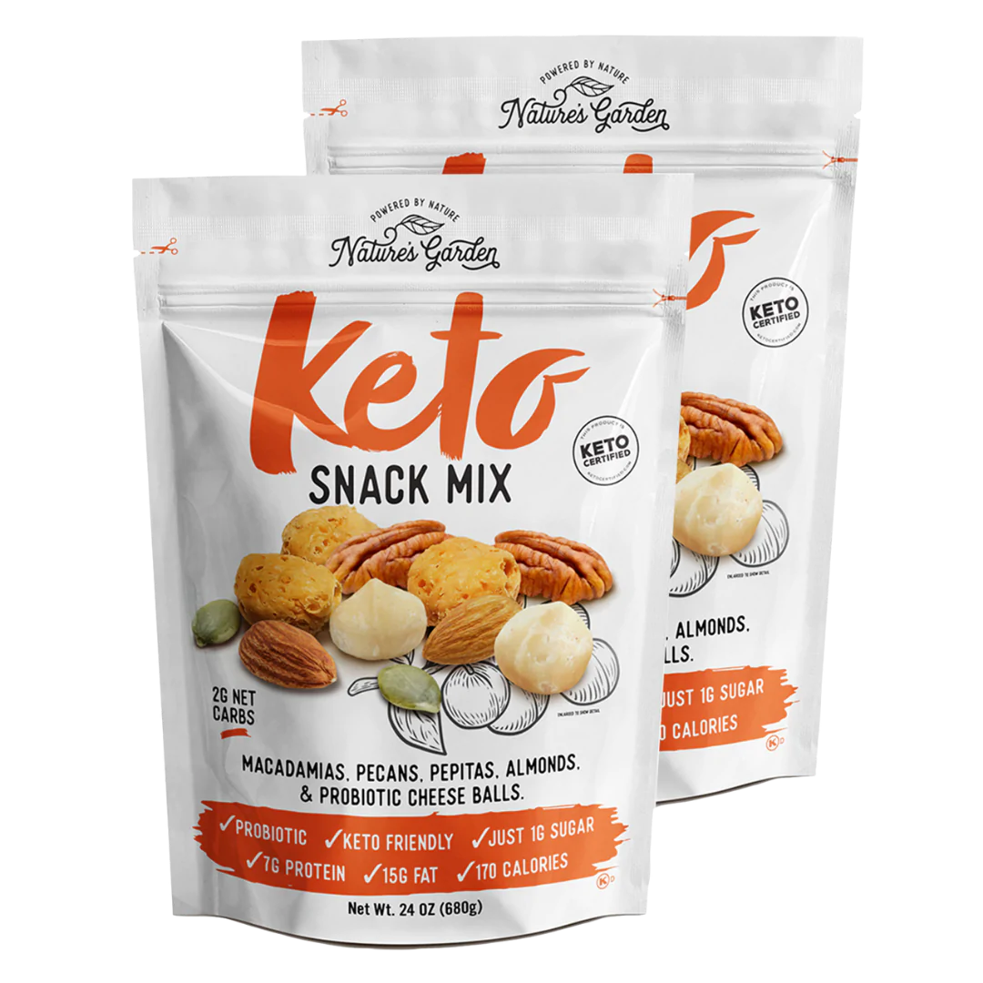 Nature's Garden Keto Snack Mix - Pack of 2