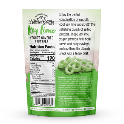 Nature's Garden Key Lime Yogurt Covered Pretzels