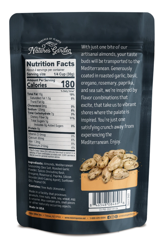 Nature's Garden Mediterranean Almonds