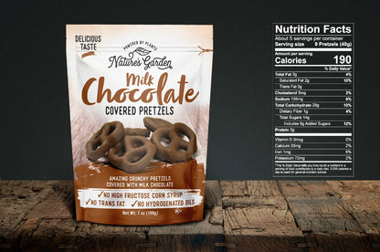 Nature's Garden Milk Chocolate Covered Pretzels