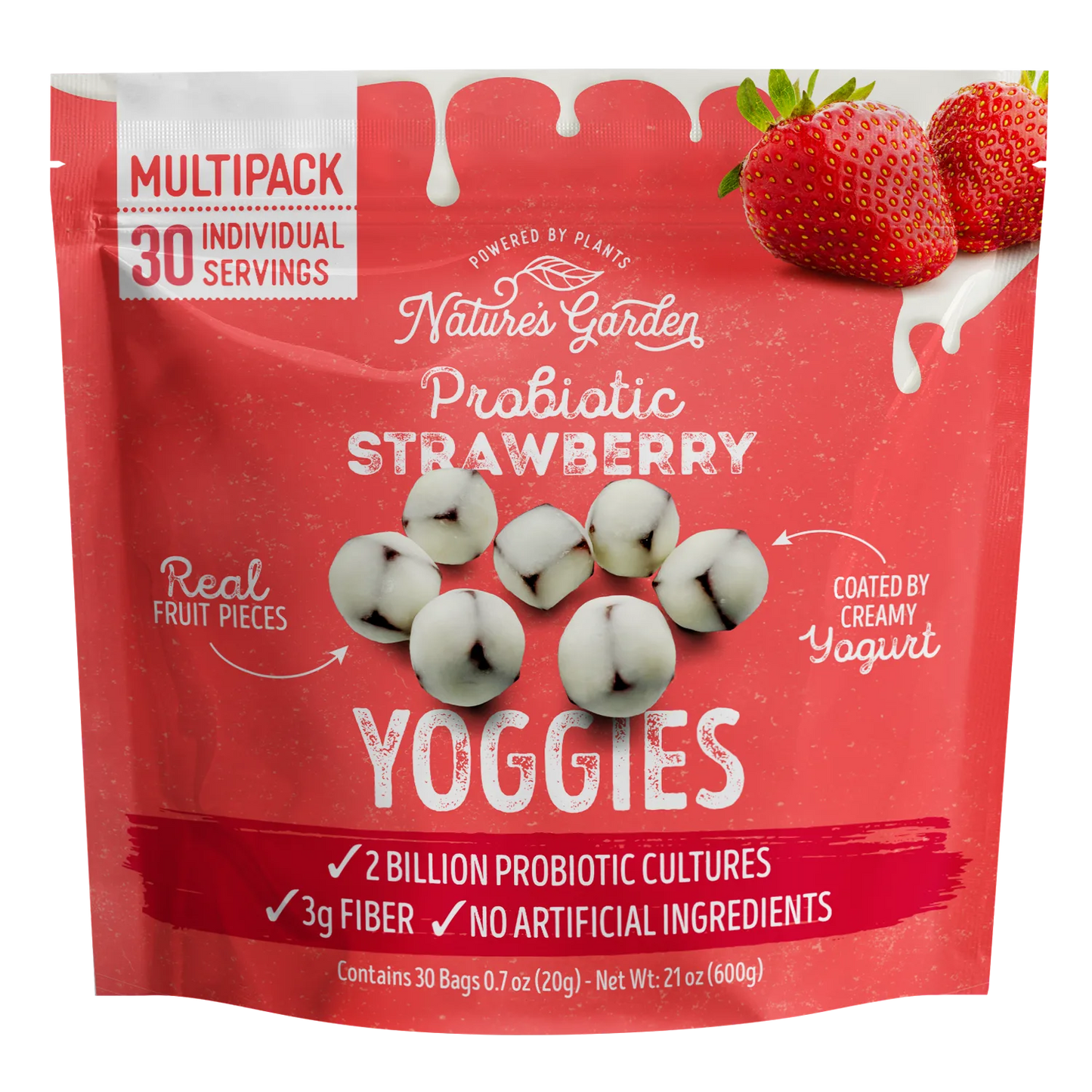 Nature's Garden Probiotic Yoggies Strawberry