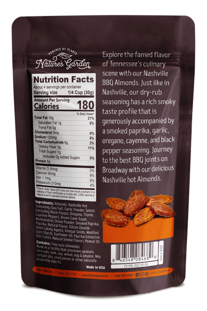 Nature's Garden Nashville BBQ Almonds