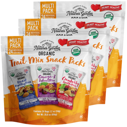 Nature's Garden Organic Trail Mix Snack Packs