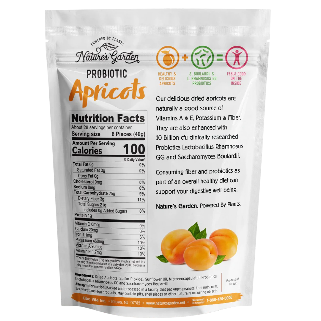 Nature's Garden Probiotic Apricots