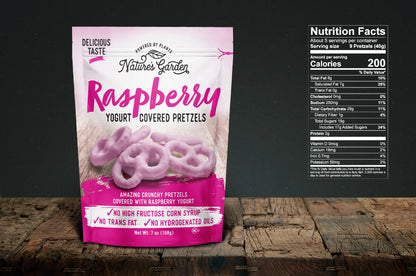 Nature's Garden Raspberry Yogurt Covered Pretzels