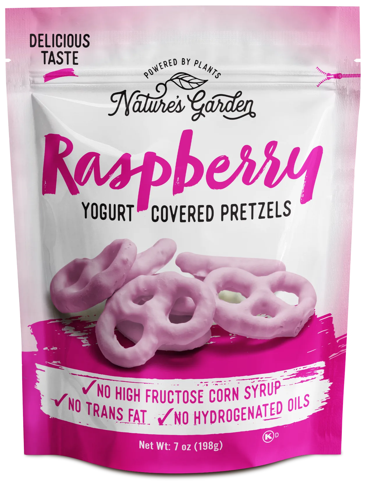 Nature's Garden Raspberry Yogurt Covered Pretzels